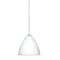 Besa Lighting Mia Cord Pendant, Opal Matte, Satin Nickel Finish, 1x5W LED 1XT-177907-LED-SN - alternate 1